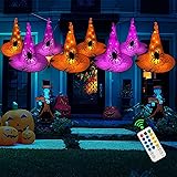 WATERGLIDE Halloween Decorations 8 Pcs Lighted