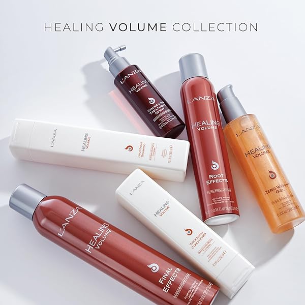 L’ANZA HEALING VOLUME THICKENING SHAMPOO, BOOSTS SHINE, VOLUME, AND THICKNESS FOR FINE AND FLAT HAIR, RICH WITH BAMBOO BODIFYING COMPLEX AND KERATIN (10.1 FL OZ)
