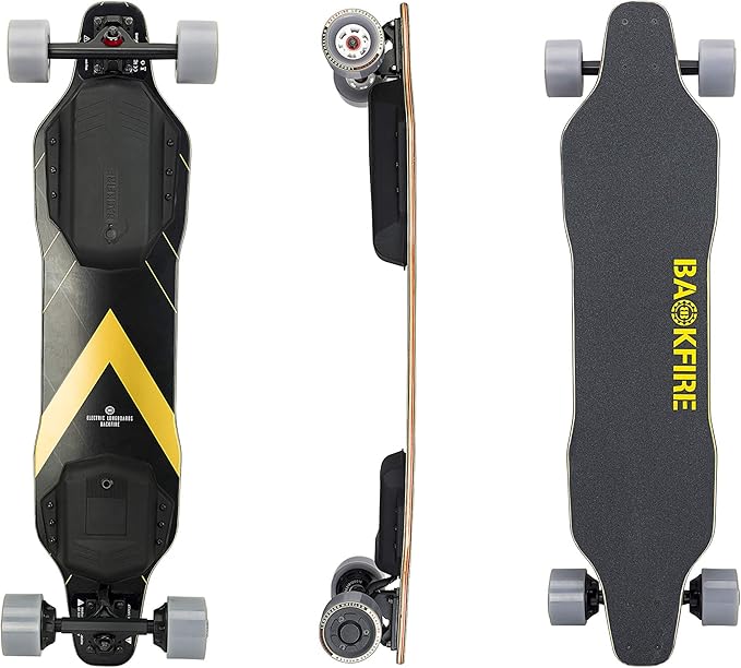 BACKFIRE G2T Electric Longboard & Hub Motor Electric Skateboard Golden