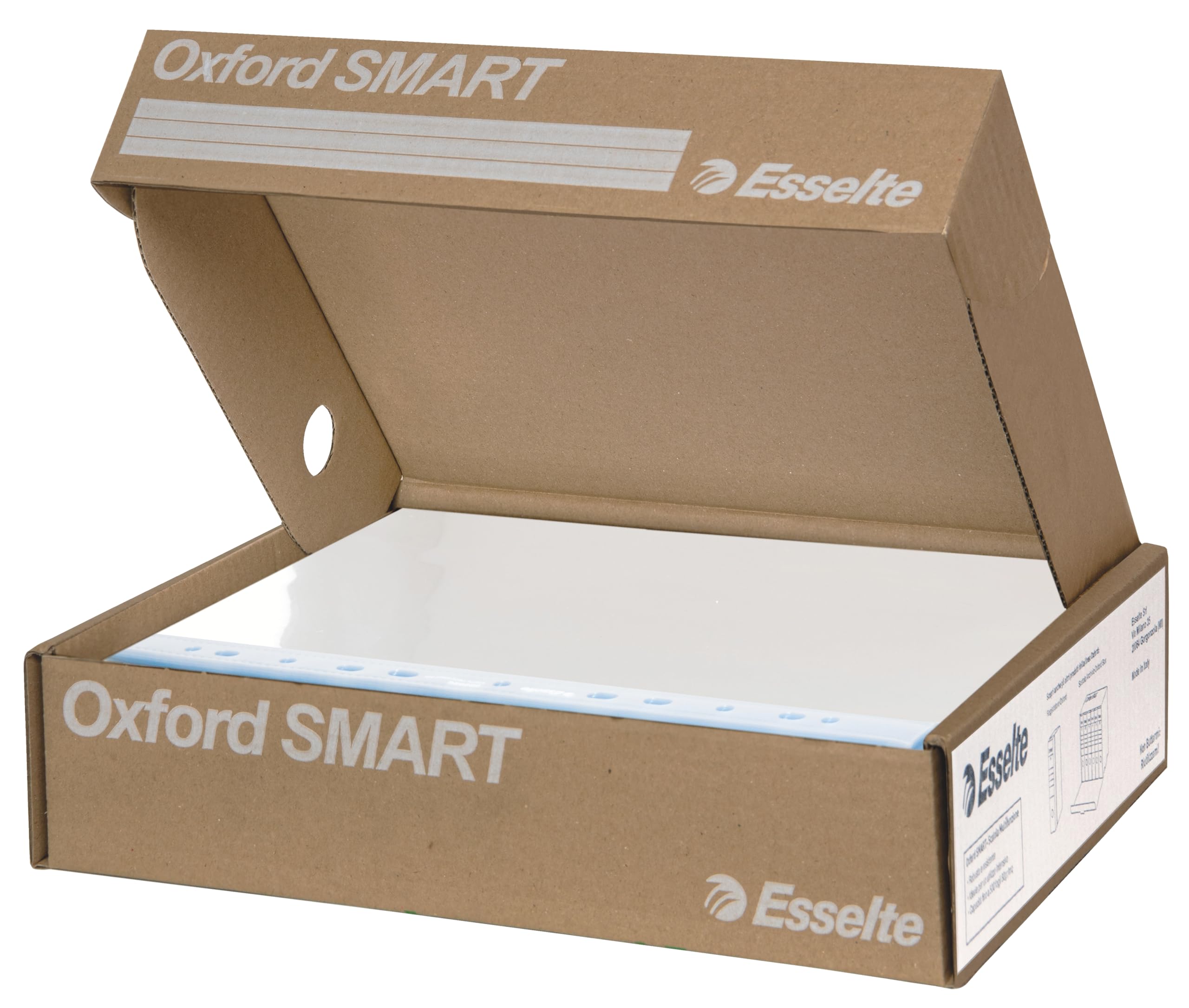 Esselte Oxford Smart 397850504 6 Packs of 50 Deluxe Punched Envelopes 22 x 30 cm Non-Reflective with Multi-Purpose Box for Home and Office
