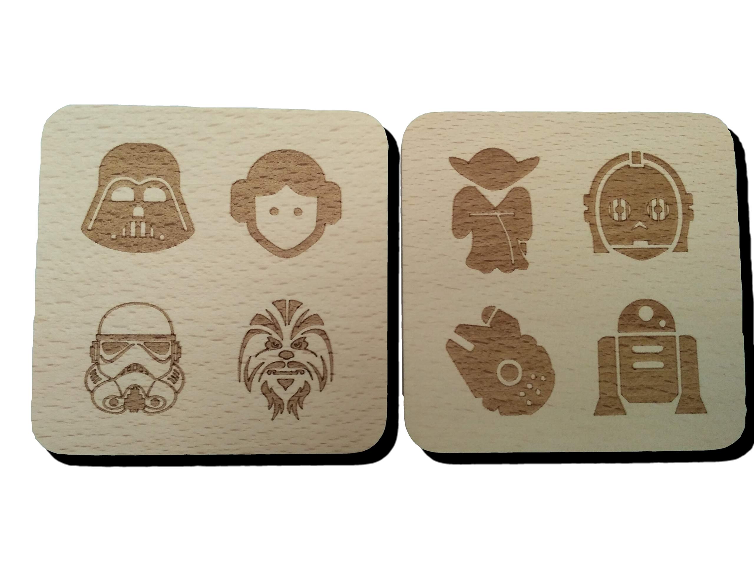 Star Wars Inspired Coaster Drink Mats (2 Coasters)