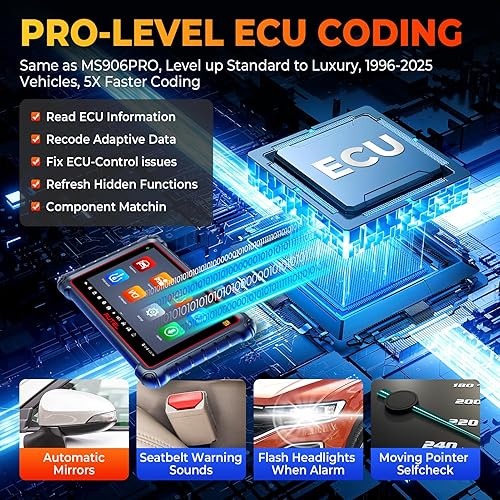 Autel MaxiPRO MP900TS Scanner - 2025 Professional Diagnostic Tool With TPMS & ECU Coding