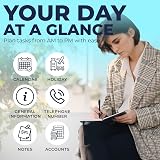 ZYBUX A4-2026 Diary Day a Page with Half Page Navy Blue view 4