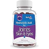 Hyalogic Hyaluronic Acid Gummies – Supplement for Joint, Skin & Eyes – Mixed Berry Flavor – Gummy Vitamins for Women & Men – Gluten-Free, Non-GMO, 30 Count