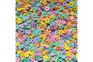 Homankit Edible Spring Flowers Sprinkles Ice Cream Sprinkle Sugar Candy Baking Cake Cupcake Toppers Cookie Donut Dessert Decoration 2.47 Ounces
