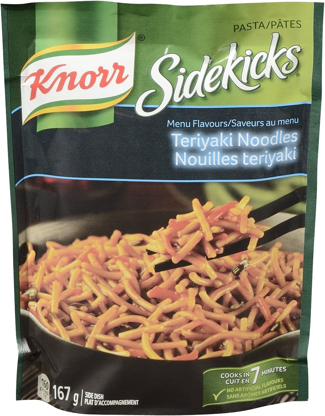 Knorr Sidekicks Asian Teriyaki Noodles Side Dish 167g PACK OF 8 Amazon