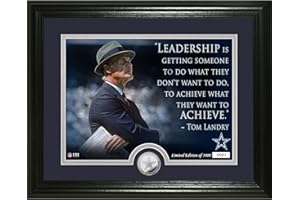 Highland Mint Tom Landry Dallas Cowboys Quote Photomint