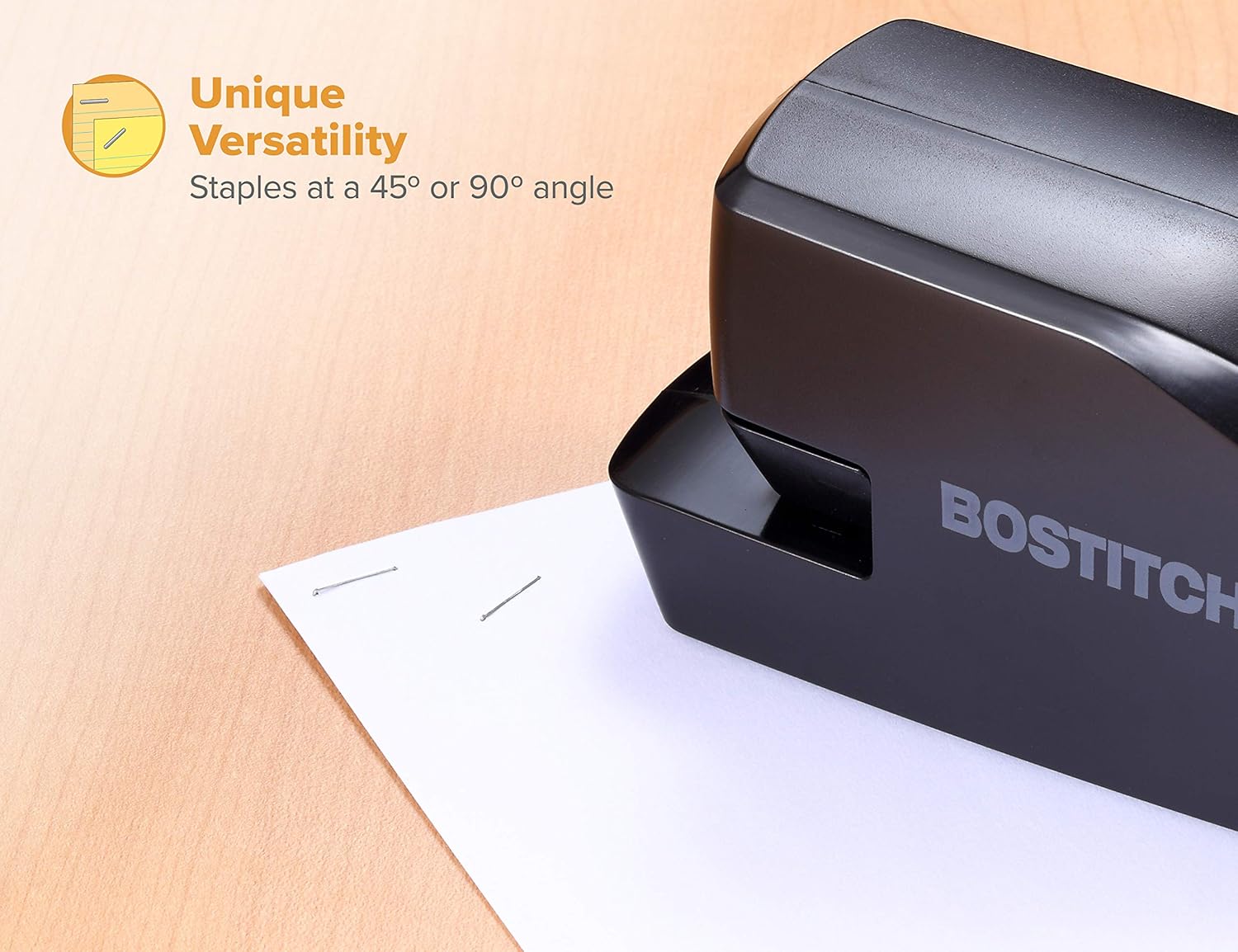 Bostitch Office Portable Electric Stapler, 20 Sheets, AC or Battery Powered, Black (MDS20-BLK) : Office Products