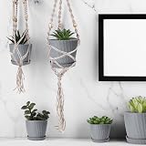 CSYY Plant Pots Indoor 6-Pack 19/17.5/16.5/15.5/14/11.5cm Self Watering Grey view 8