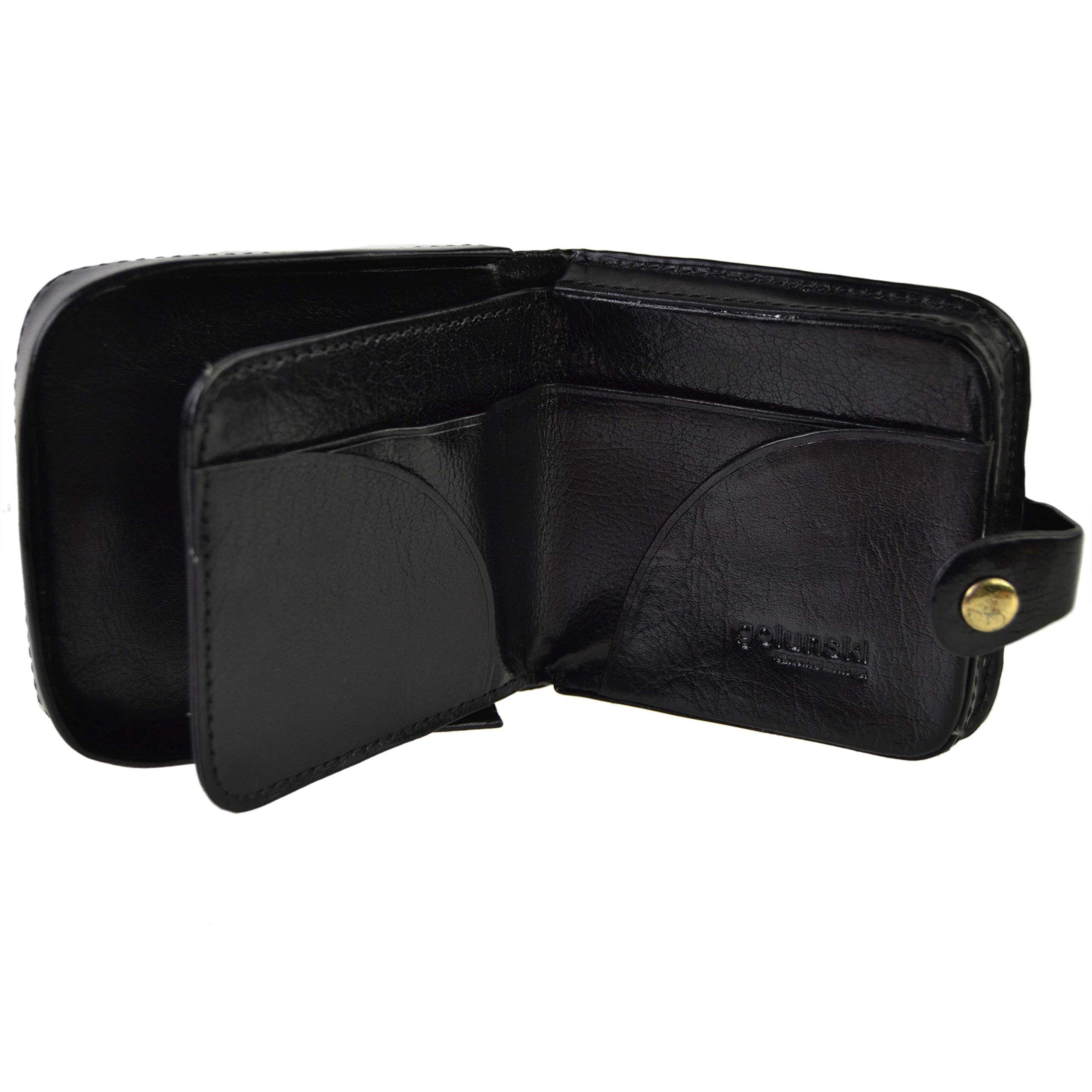 Golunski Leather Mens Square Coin Tray Black