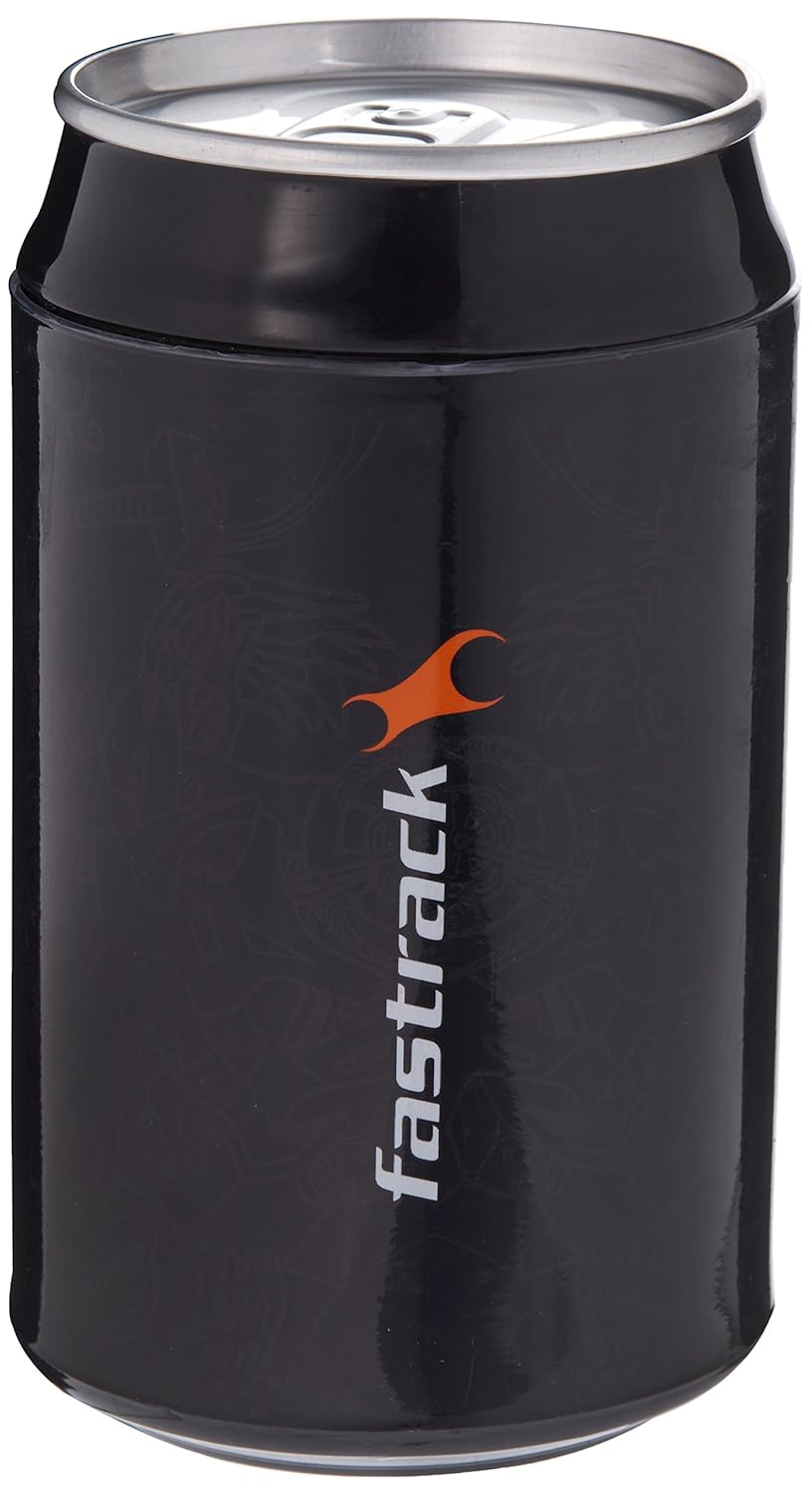 fastrack analog silver dial men's watch-nk3142sl02