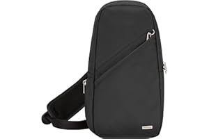 Travelon Anti-Theft Classic Sling Bag, Black, One Size