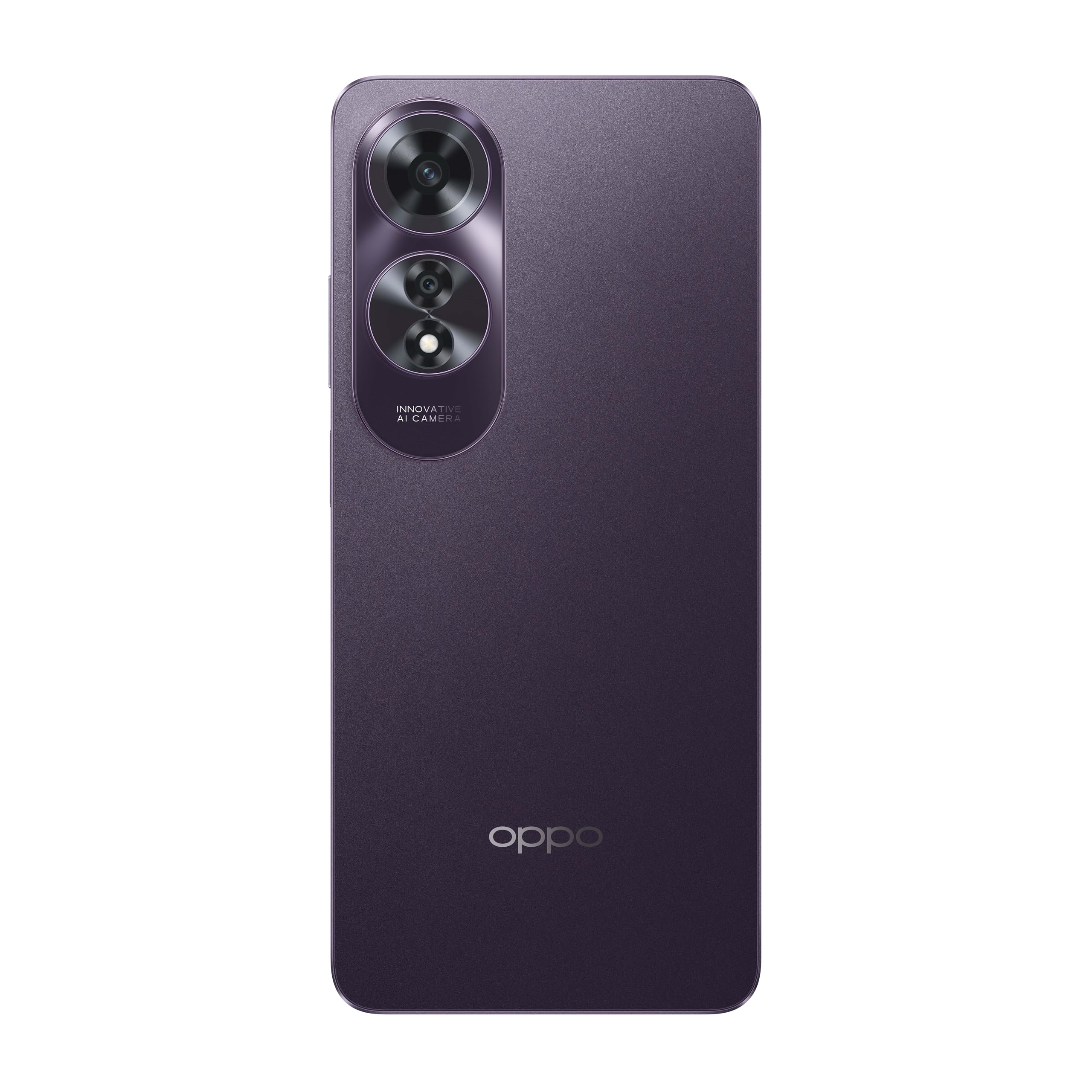 OPPO A60 Dual-SIM 128GB ROM + 8GB RAM (solo GSM | Sin CDMA) Smartphone 4G/LTE desbloqueado de fábrica (Púrpura medianoche) - Versión internacional