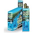 ZIG-ZAG Blue Dream Hemp Wraps - Natural, Non-GMO, 2 Wraps Per Pack, 25 Pack Display