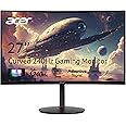 Acer Nitro XZ270 Xbmiipx 27" 1500R Curved Full HD (1920 x 1080) VA Zero-Frame Gaming Monitor with Adaptive Sync, 240Hz Refresh Rate and 1ms VRB (Display Port & 2 x HDMI 2.0 Ports) , Black