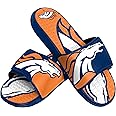 FOCO Men's NFL Team Logo Sport Shower Foam Slide Flip Flop Sandals