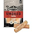Barkworthies USA Hickory Smoked Beef Trachea - 6 Inch 3 Count (Pack of 1) - Natural Glucosamine and Chondroitin, High Protein, Smoky Aroma