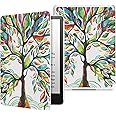 MoKo Case for 6.8" Kindle Paperwhite (11th Generation-2021) and Kindle Paperwhite Signature Edition, Light Shell Cover with Auto Wake/Sleep for Kindle Paperwhite 2021 E-Reader, Lucky Tree