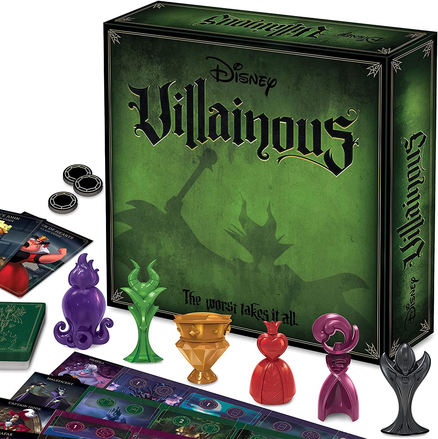 Ravensburger Disney Villainous Worst Takes It All - Expandable Strategy Family Board Games for Adults & Kids Age 10 Years Up - 2 to 6 Players