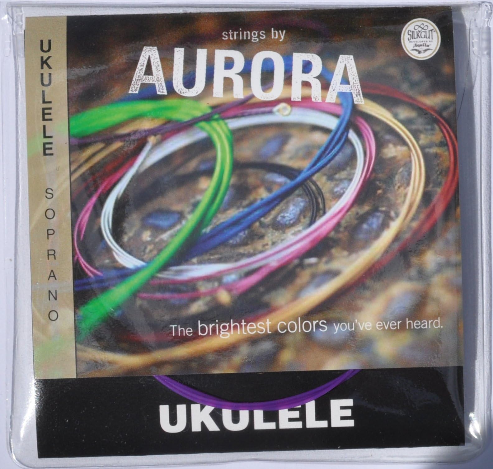 Aquila Colored Soprano Ukulele string by Aurora - Purple