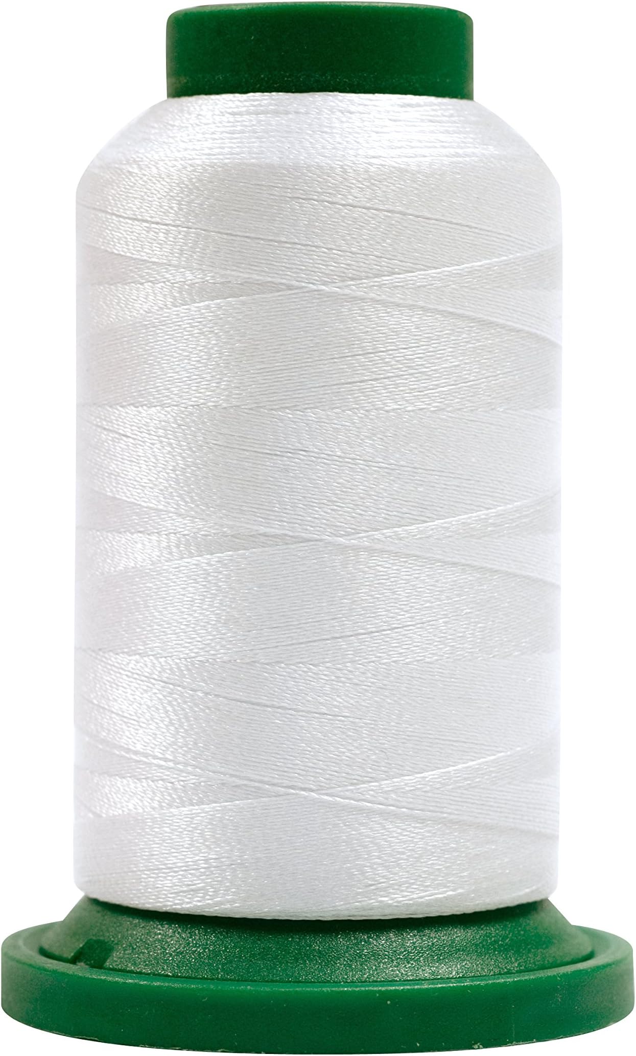 100% Polyester White (Brother Color 001) Embroidery Thread - 1100 Yards
