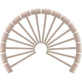 16 PCS Wooden Crab Mallets Natural Hardwood Lobster Hammers