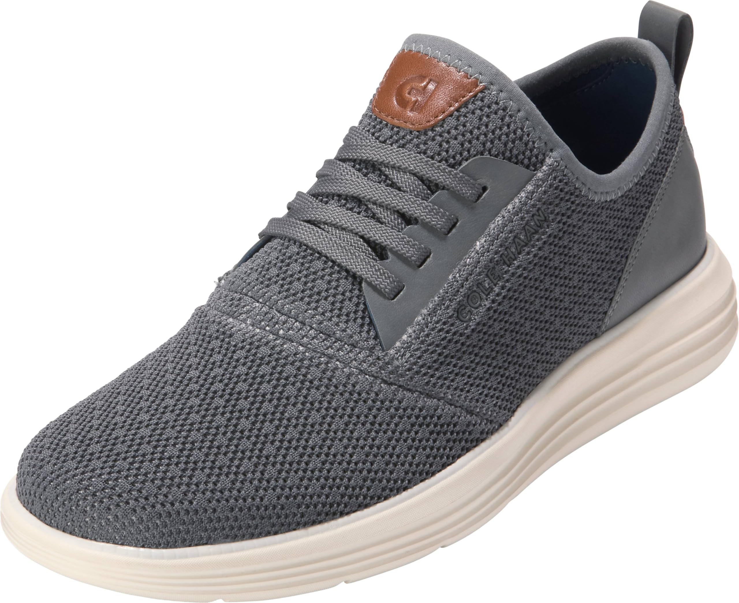 Cole Haan Men's Grandsport Journey Knit Sneakers, SEA Stone/Lava SMK, 8.5 Image Cole Haan Men's Grandsport Journey Knit Sneakers, SEA Stone/Lava SMK, 8.5 Image