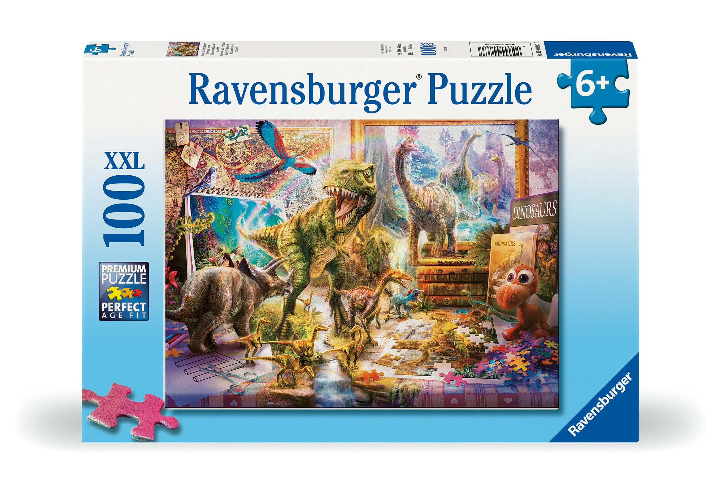Ravensburger Dino Toys Come to Life 100 Piece Jigsaw Puzzle for Kids Age 6 Years Up