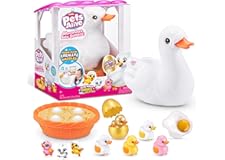 Pets Alive Mama Duck Surprise by ZURU, 4 Surprise Eggs, Baby Ducklings, 10+ Sounds, Walking Toy, Interactive Girls Toy, Ages 
