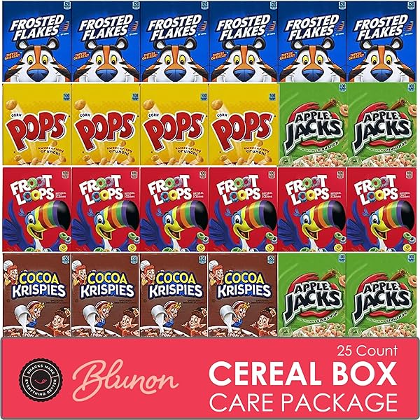 MINI CEREAL BOXES VARIETY PACK – SINGLE SERVE...