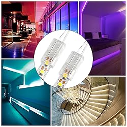 RGBZONE 10pcs 2-Pin 8mm LED Strip to Wire