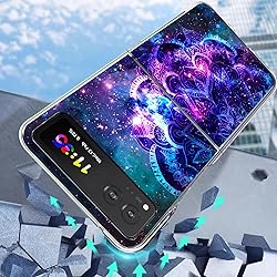 Bcov Case for Motorola Razr 2023, Purple Mandala