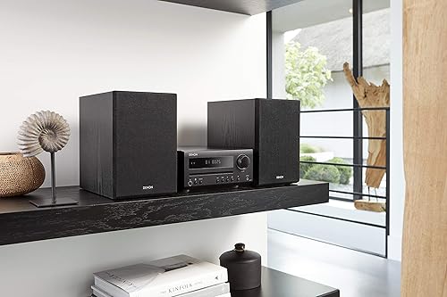 Denon D-T1 Home Theater Mini Amplifier and Bookshelf Speaker Pair