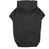 Basic Dog Hoodie, Large, Black