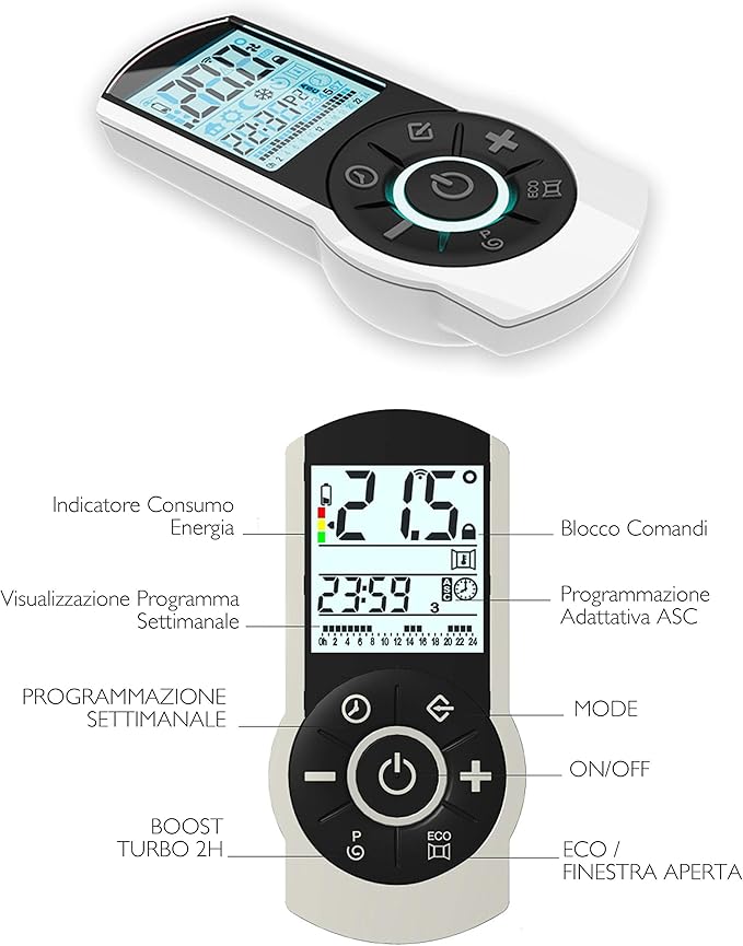 DELTACALOR Calima - Toallero eléctrico Temoconvector ...