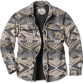 Legendary Whitetails Men's Thermal Lined Shirt Jacket Plaid Flannel Polyfill Insulated