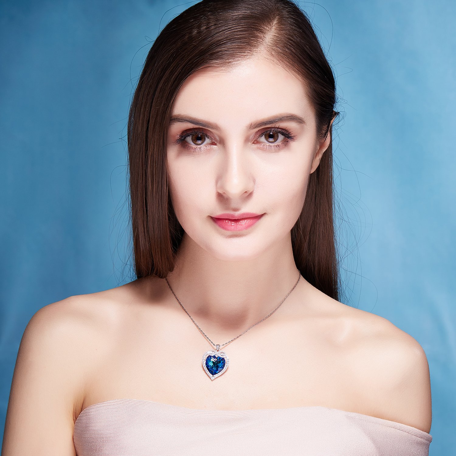 925 Sterling Silver Necklace, SILYHEART 