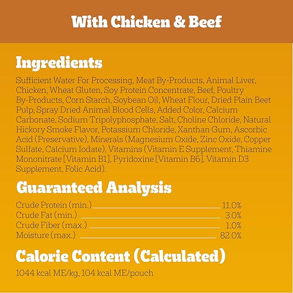 PEDIGREE HIGH PROTEIN DOG FOOD, ADULT WET DOG FOOD POUCHES, VARIETY PACK, 3.5 OZ. POUCHES, 18 COUNT
