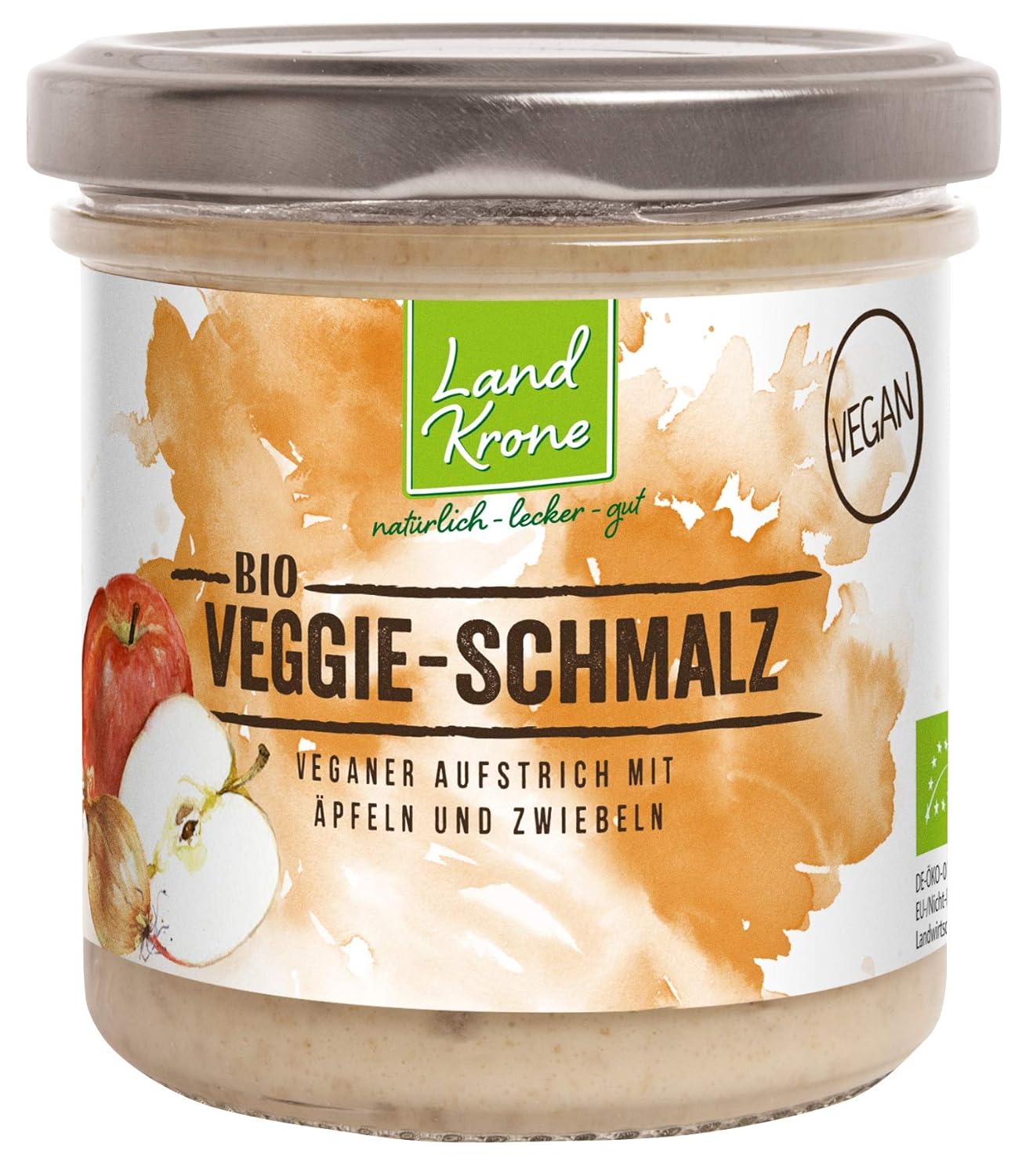 Landkrone Bio Pflanzliches Schmalz 125 G Amazon De Lebensmittel Getranke