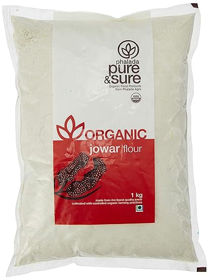 Pure & Sure Organic Jowar Flour, 1kg