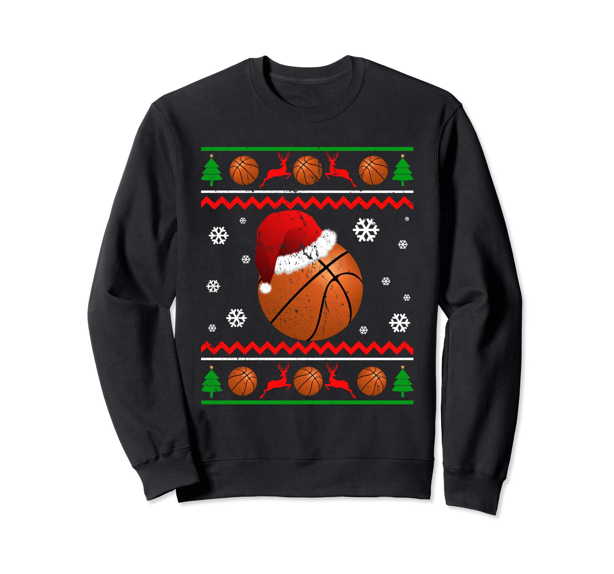 CHRISTMAS Basketball Ball Sport Player Funny Gift Sweatshirt