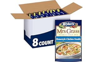 Mrs. Grass Homestyle Chicken Noodle Hearty Soup Mix (5.93 Ounce, Pack of 8)