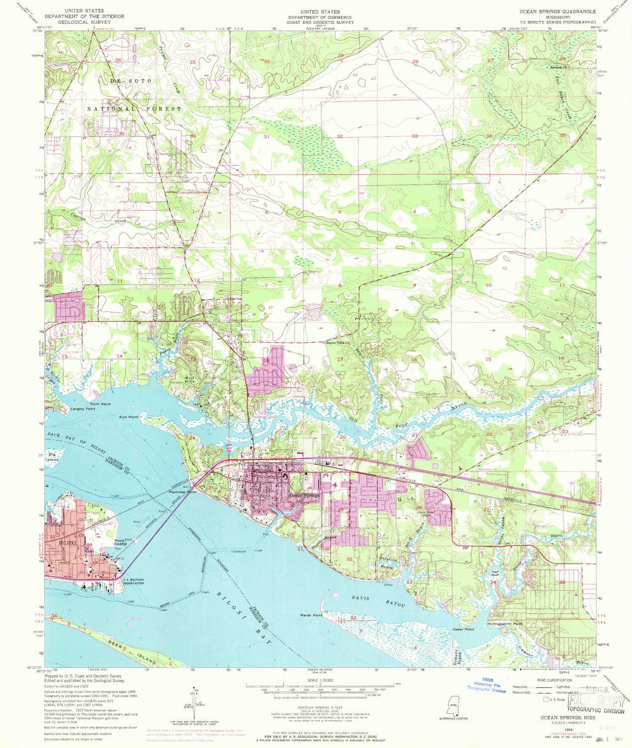 Map Of Ocean Springs Ms - Maping Resources