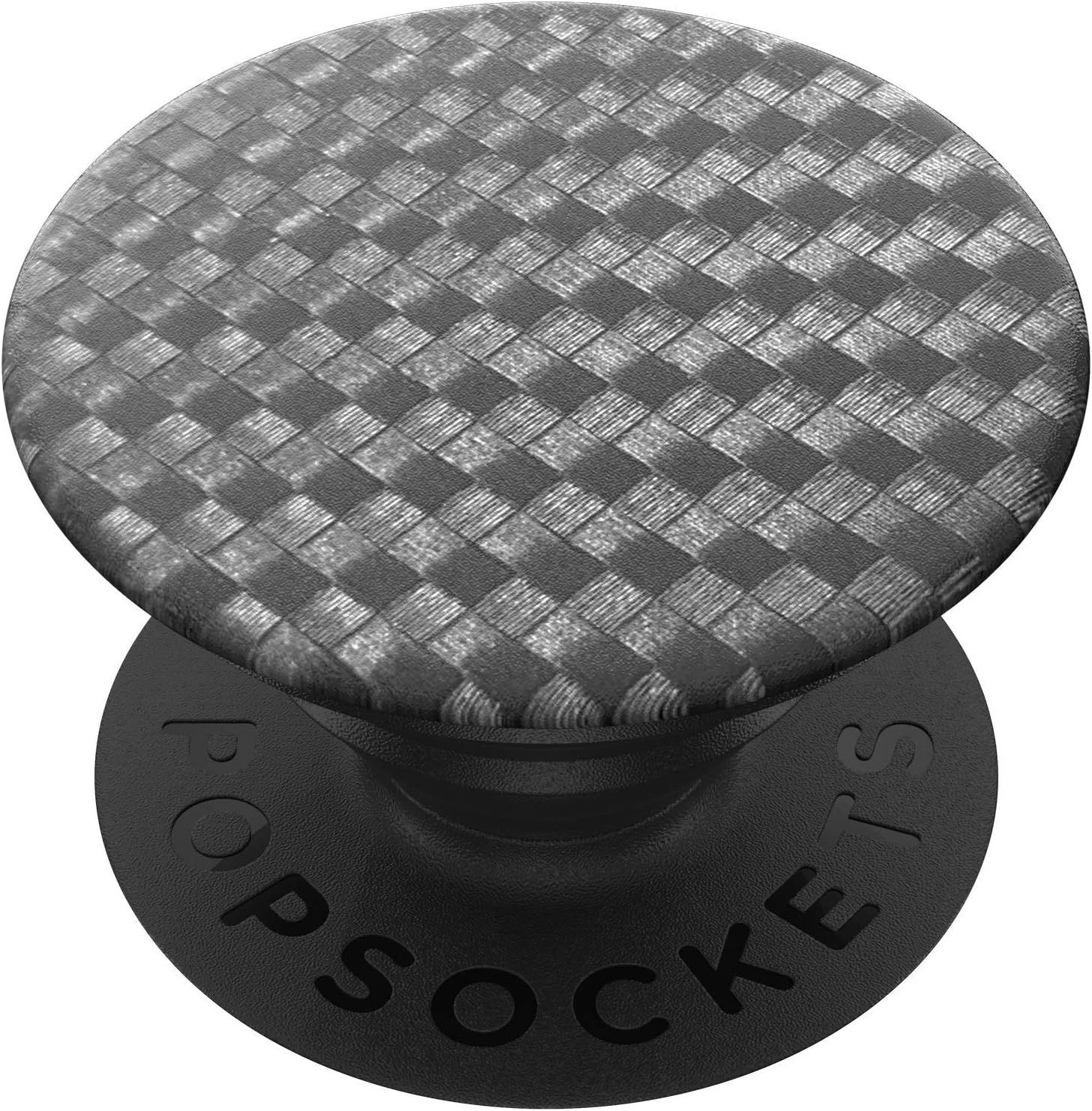 PopSockets: PopGrip Expanding Stand and Grip with a Swappable Top for Phones & Tablets - Carbonite Weave, universal