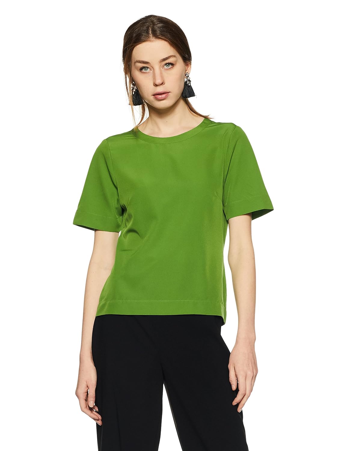 marks & spencer women's solid t-shirt