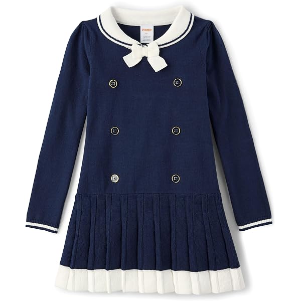 Robe Pull Gymboree Pour Fille - Manches Longues Rayures Noir Et Blanc - Taille 8