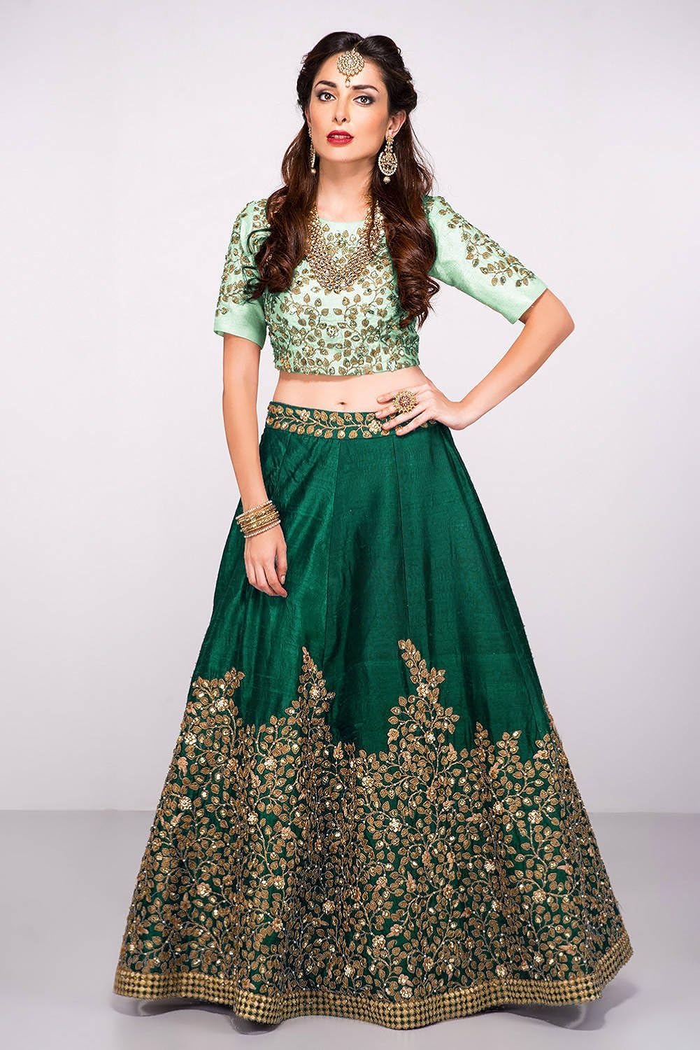 zeel clothing women's silk dress material