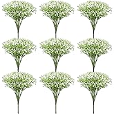 Zynexa 120 PCS Babys Breath Artificial Flowers Bulk White Realistic Gypsophila Fake Babies Breath Flowers Faux Flowers for Wedding Party Home Decoration
