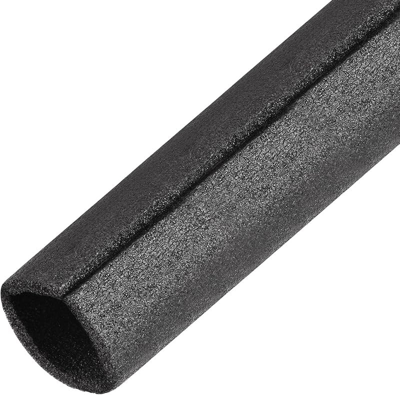 sourcing map Foam Pipe Insulation Tube 1.64ft L 2.34in ID 3.12in OD Heat