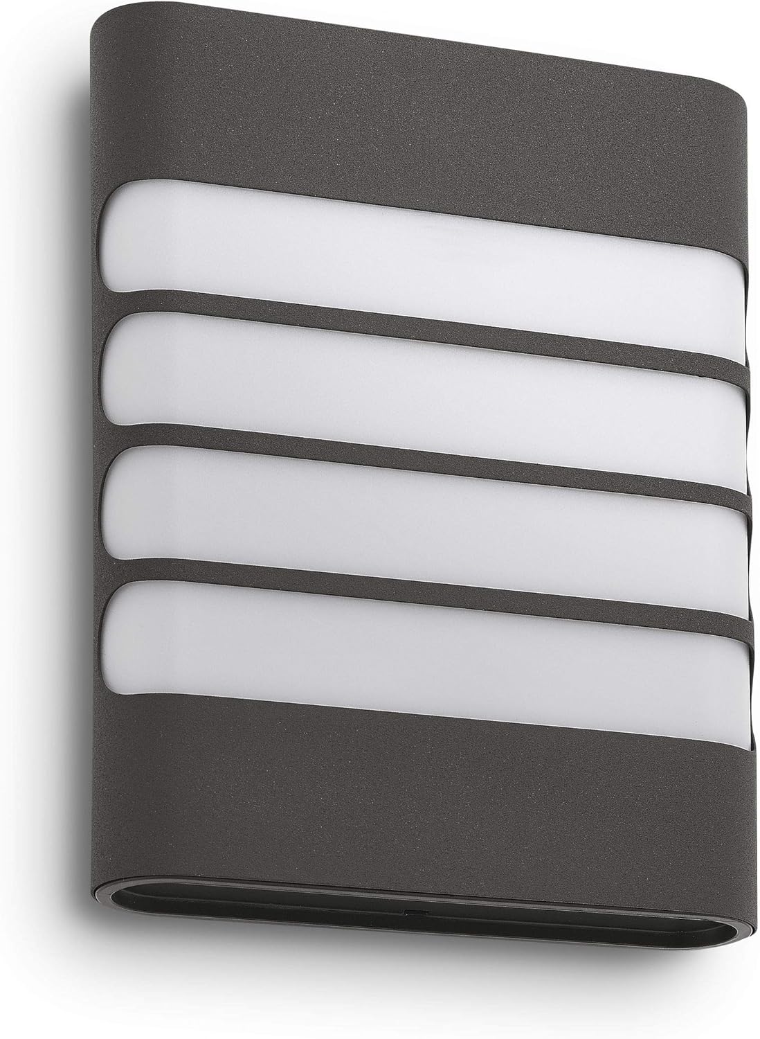 Philips Raccoon LED Outdoor Wall Light, 4W, 450 lm, 2,700 K Warm White Light, IP44 Weather-resistant, Built-in LED, Durable